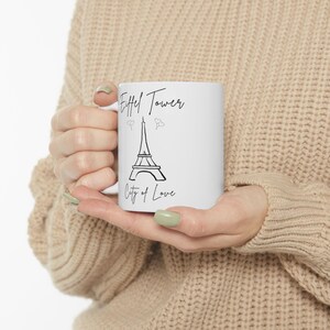 Eiffel Tower Mug: City of Love Paris Coffee Cup - French Souvenir image 5
