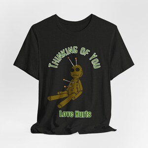 Thinking of You Voodoo Doll T-Shirt image 4