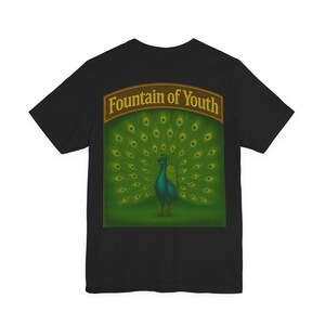 Vintage St. Augustine T-Shirt: Fountain of Youth Peacock Tee image 7