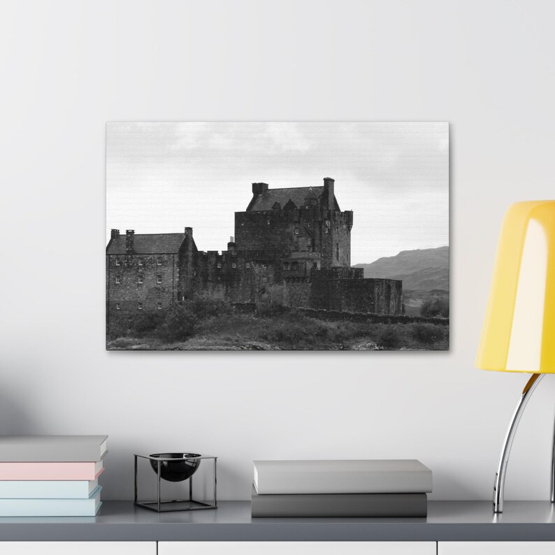 Eilean Donan Castle Canvas Print: Gothic Scotland Wall Art image 5