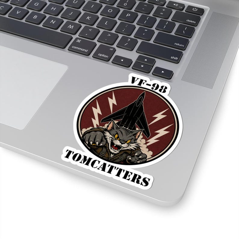F-14 Tomcat VF-98 Tomcatters Navy Fighter Squadron Sticker, Aviation Decal image 8