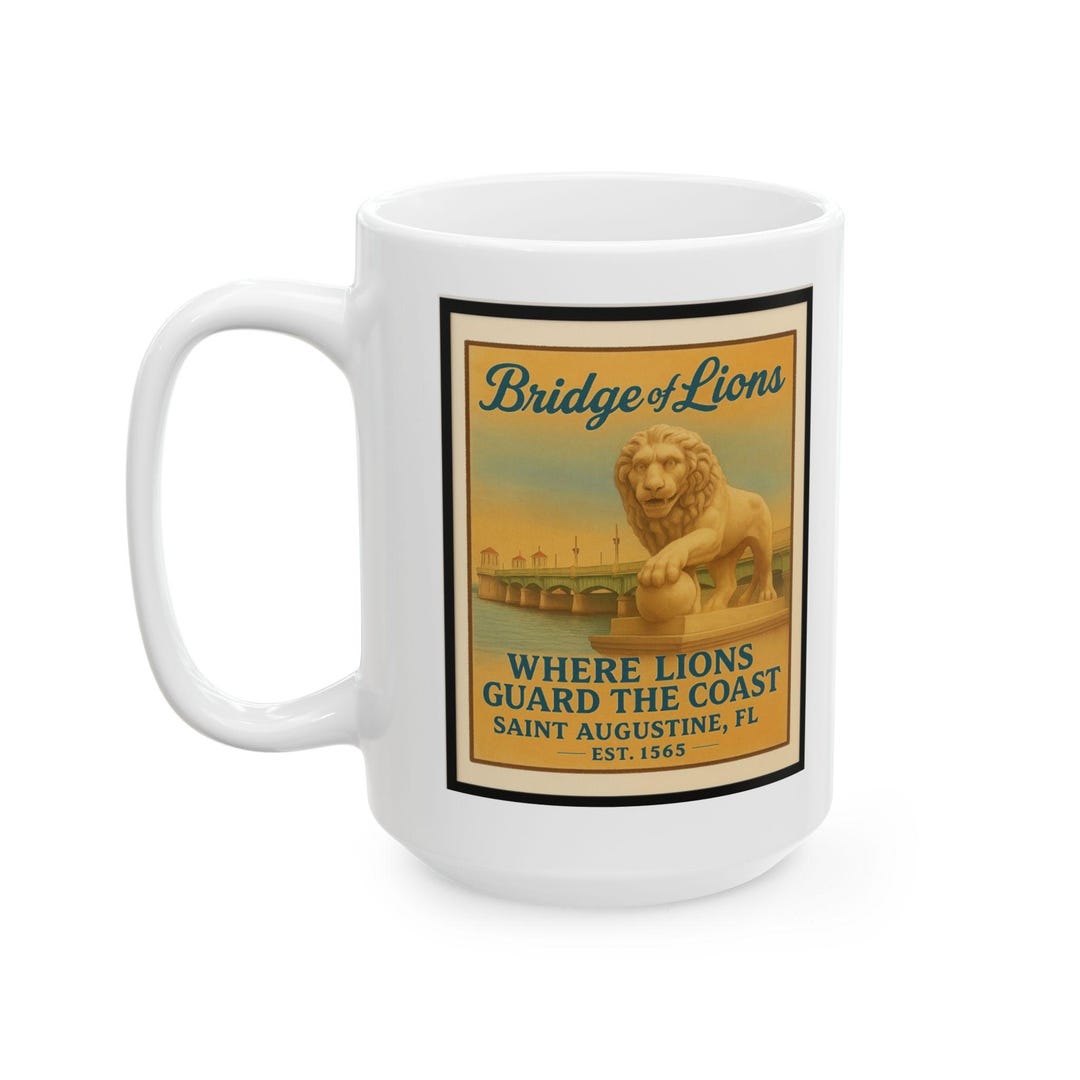 Vintage Bridge of Lions Mug