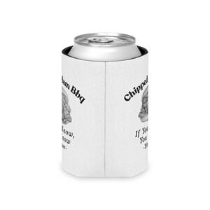 Enfriador de latas de jamón desmenuzado para barbacoa de Pittsburgh, funda para cerveza Yinzer Foodie imagen 8