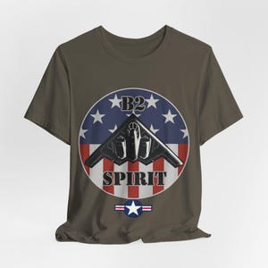 B-2 Spirit Stealth Bomber Shirt: Patriotic USAF Aviation Tee image 5