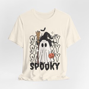Ghost Witch Halloween Shirt, Gothic Spooky Tee, Spooky Season image 3