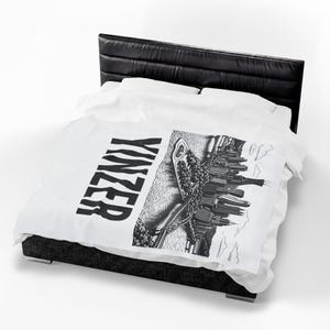Pittsburgh Skyline Plush Throw Blanket, Yinzer Pride Home Decor image 5
