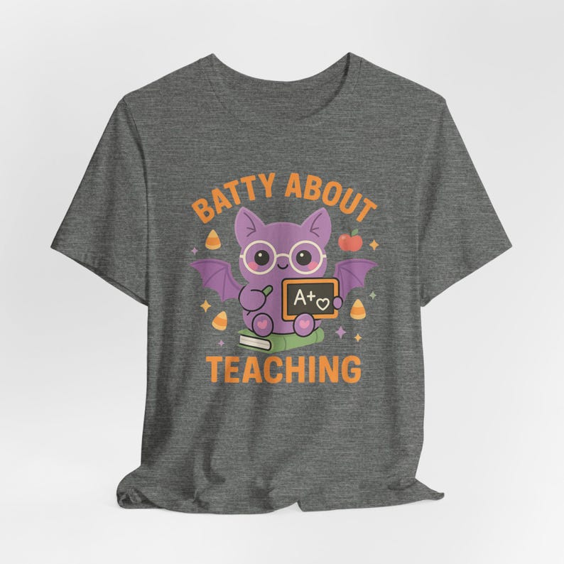 Halloween-Shirt für Lehrer, „Verrückt nach dem Unterrichten“-T-Shirt, Herbstgeschenk Bild 5