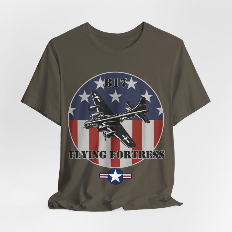 WWII bommenwerper-T-shirt: B17 Flying Fortress afbeelding 5