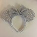 Silver bling mouse ears