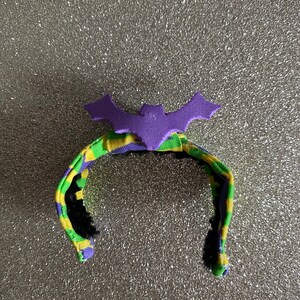 NuiMOs compatible Not So Scary purple bat headband image 2