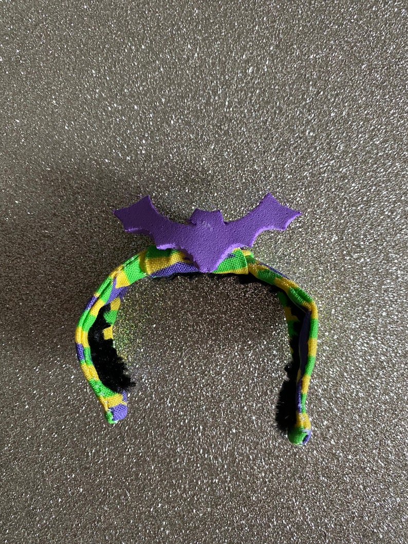 NuiMOs compatible Not So Scary purple bat headband image 2