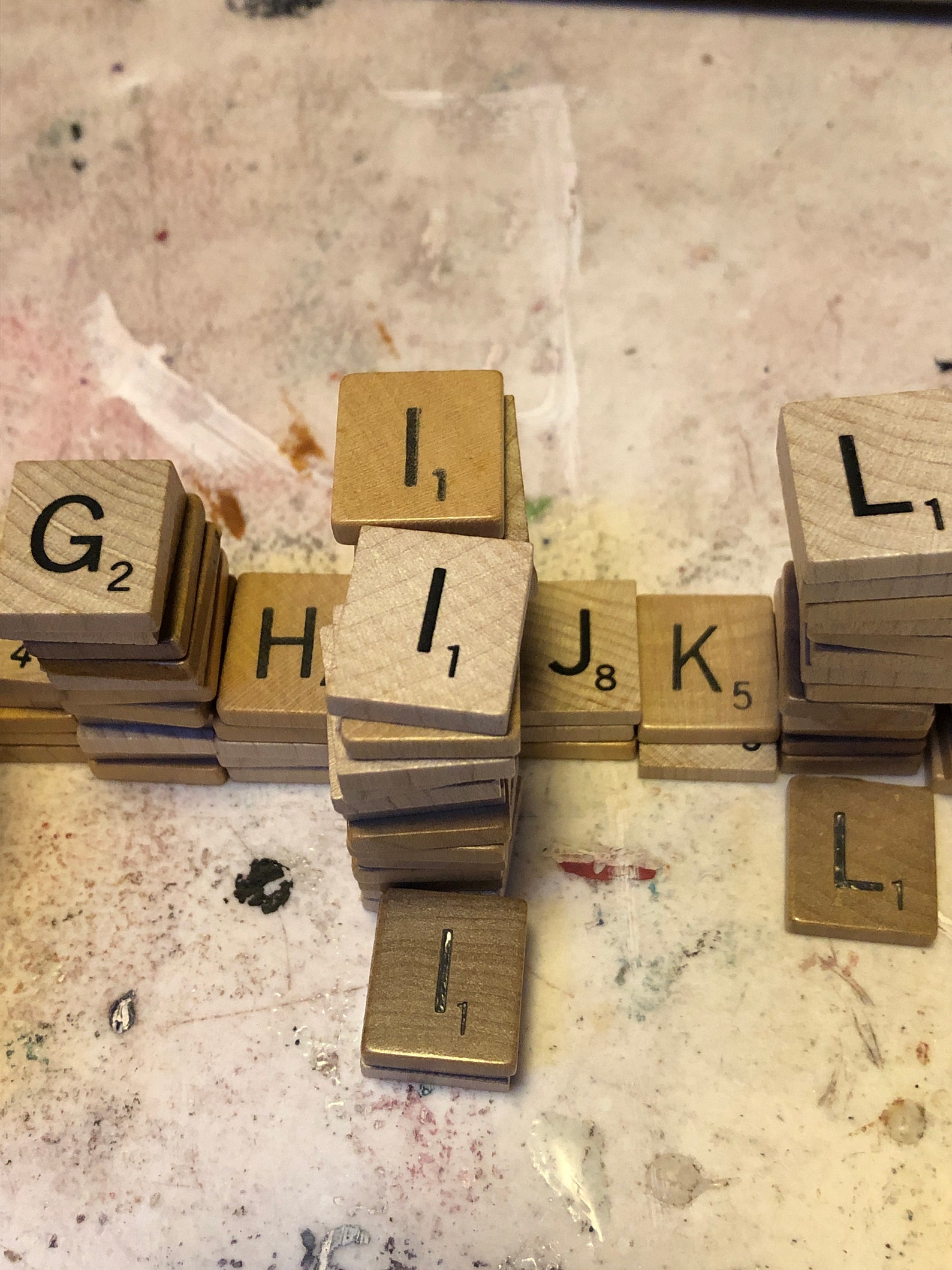 Scrabble Tiles Vintage Lot of 300 Authentic Letters Wood Etsy