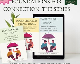 Parenting Workbook Bundle | Emotional Support for Teens (Digital Download)