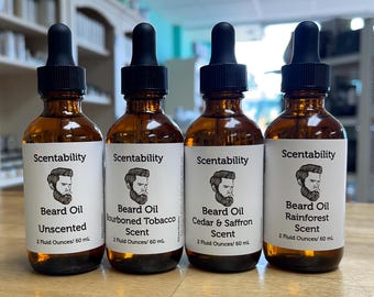 Beard Oil, 2 ounce Bottle