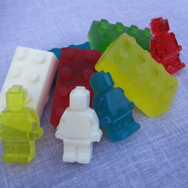 Building Block Glycerin Soaps, Multiple Scents, Awesome Children's Gift