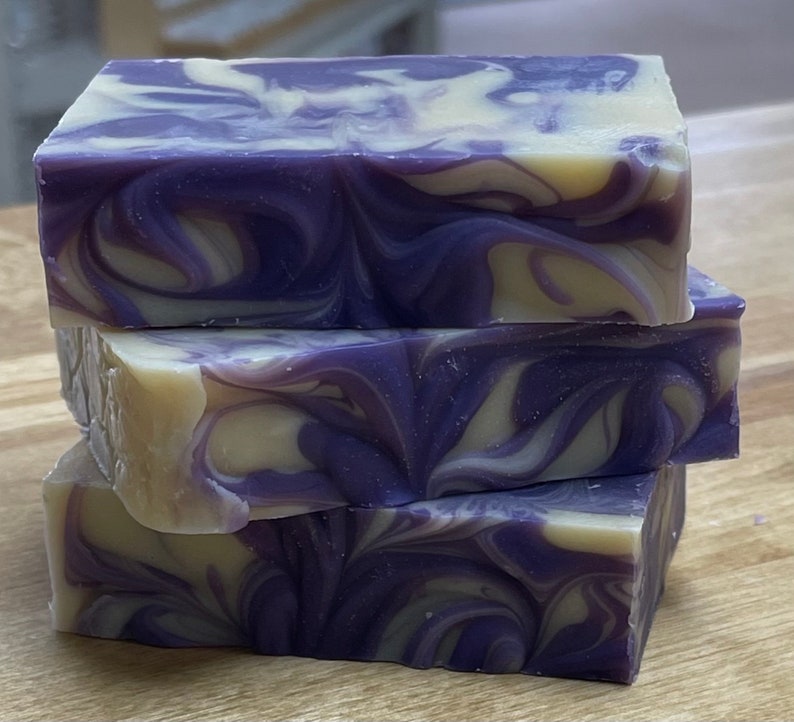 Lilac Scent, Goat's Milk Soap with Silk image 2