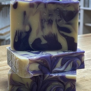 Lilac Scent, Goat's Milk Soap with Silk image 1