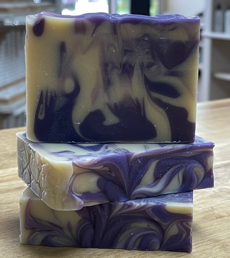 Lilac Scent, Goat's Milk Soap with Silk image 1