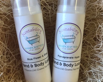 Hand and Body Lotion, 5 ounce, you pick the Scent