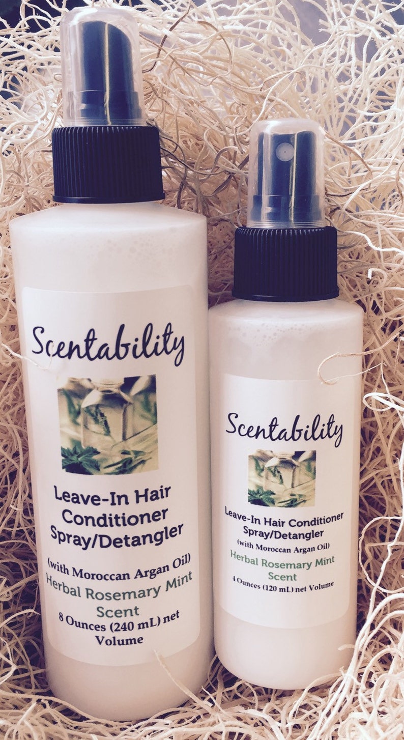 Leave in Hair Conditioner Detangler 8 Oz Bottle Etsy
