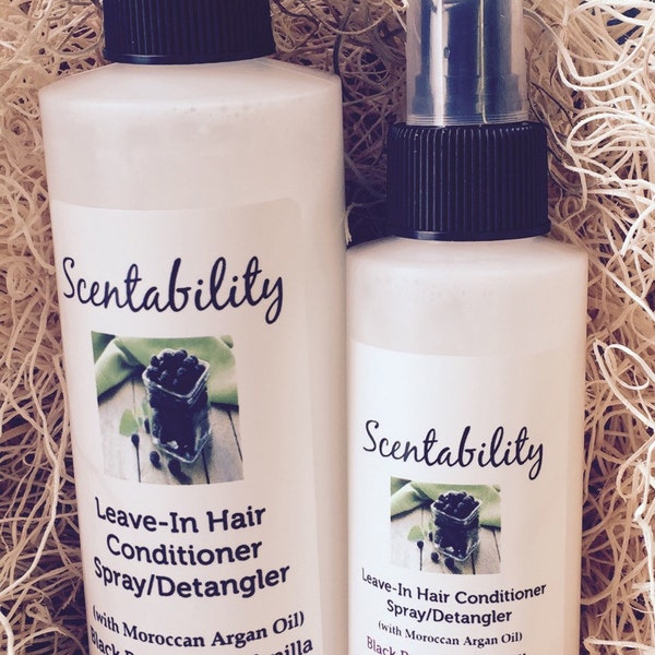 Leave In Hair Conditioner Detangler 4 oz Bottle