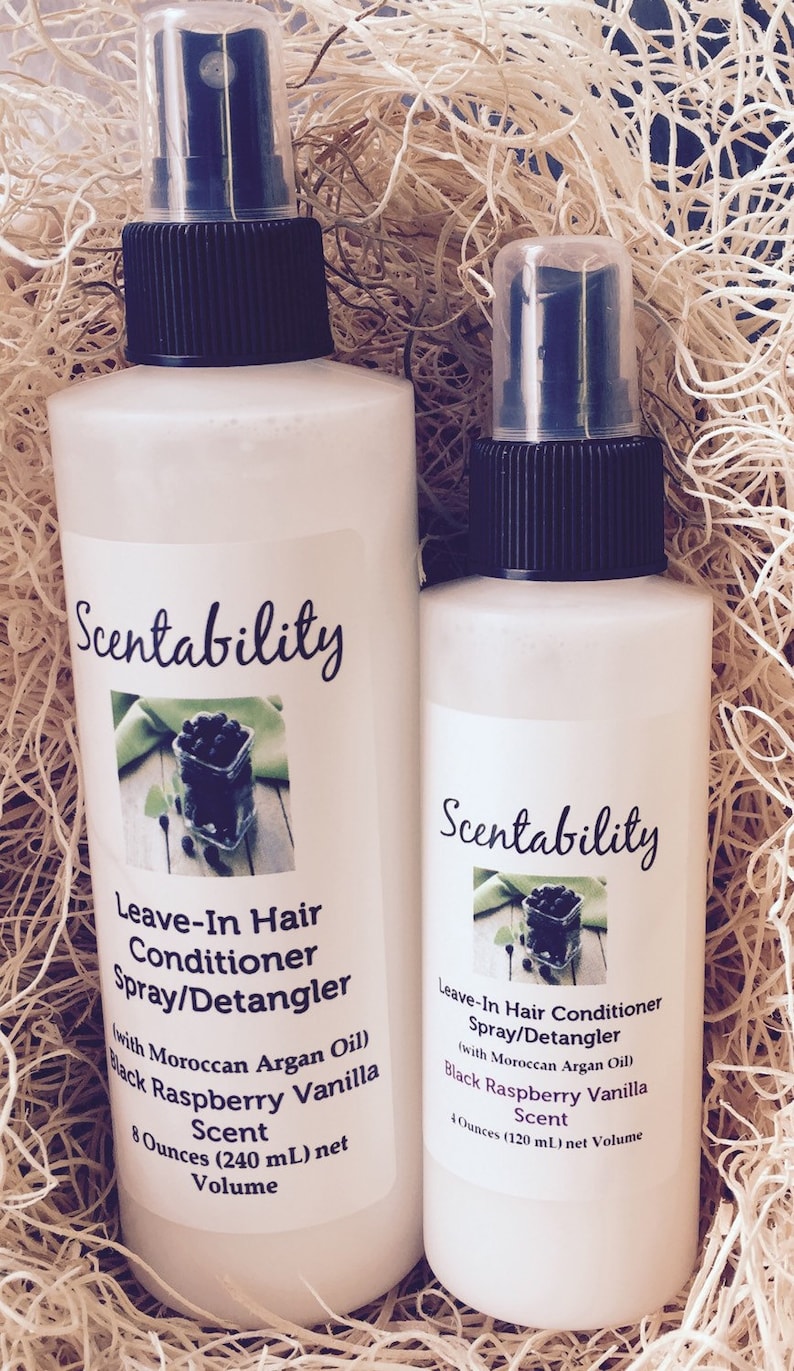 Leave In Hair Conditioner Detangler 4 oz Bottle Etsy