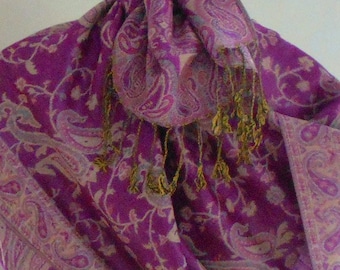 ELECTRIC FOREST,Reversible,Festival Shawl,Pashmina,Rose Pashmina,Pink Shawl, Paisley Pashmina,Pashmina Scarf,Scarves,Shawls,Wedding wrap