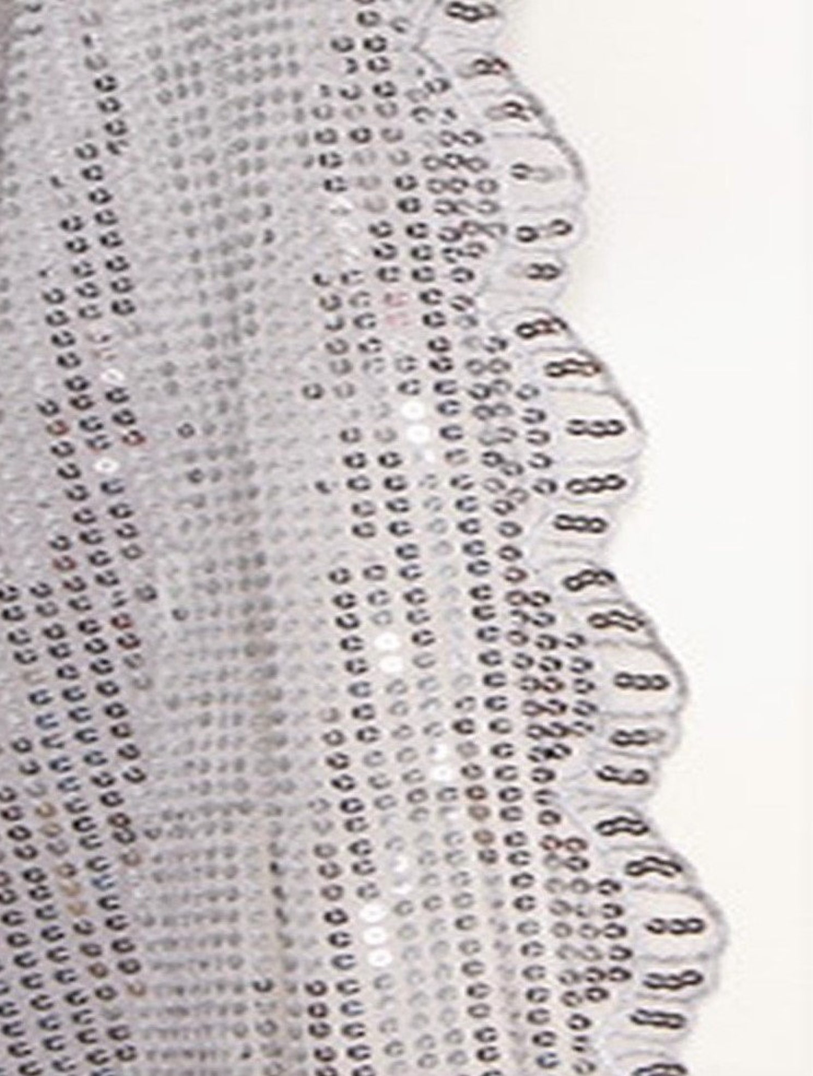 sequin evening shawl