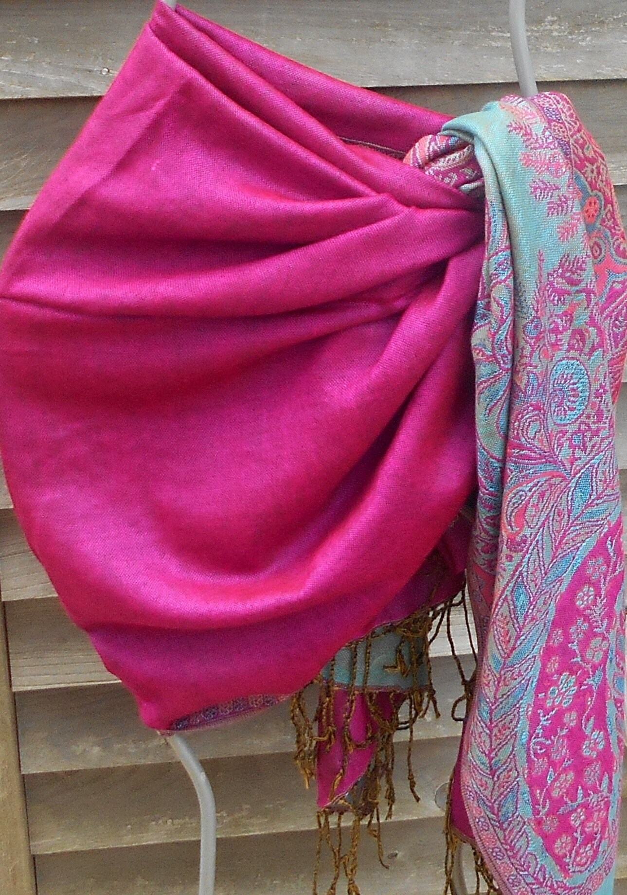Pashmina, Burning Man,Rave Pashmina,Magenta Pashmina,Large Turquoise