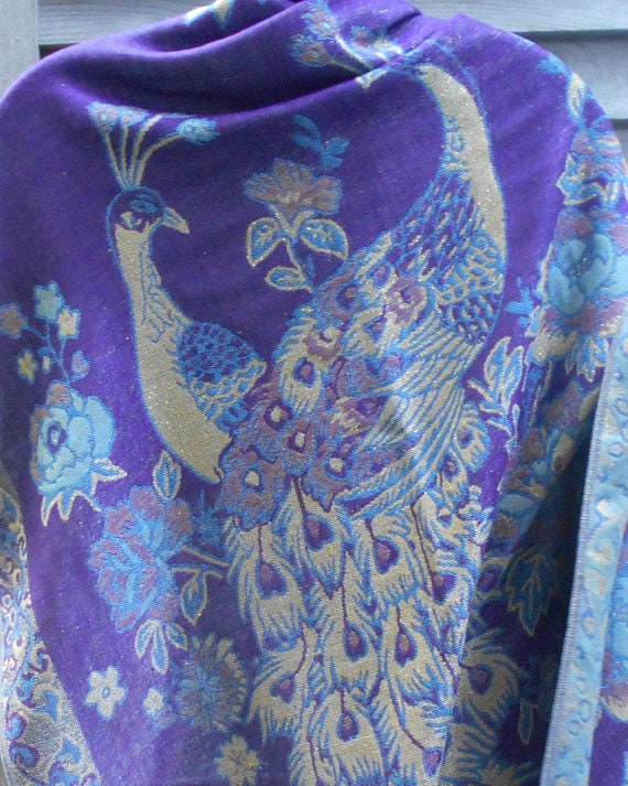 Festival Pashmina,Burning Man Wrap,Unisex. Purple… - image 10