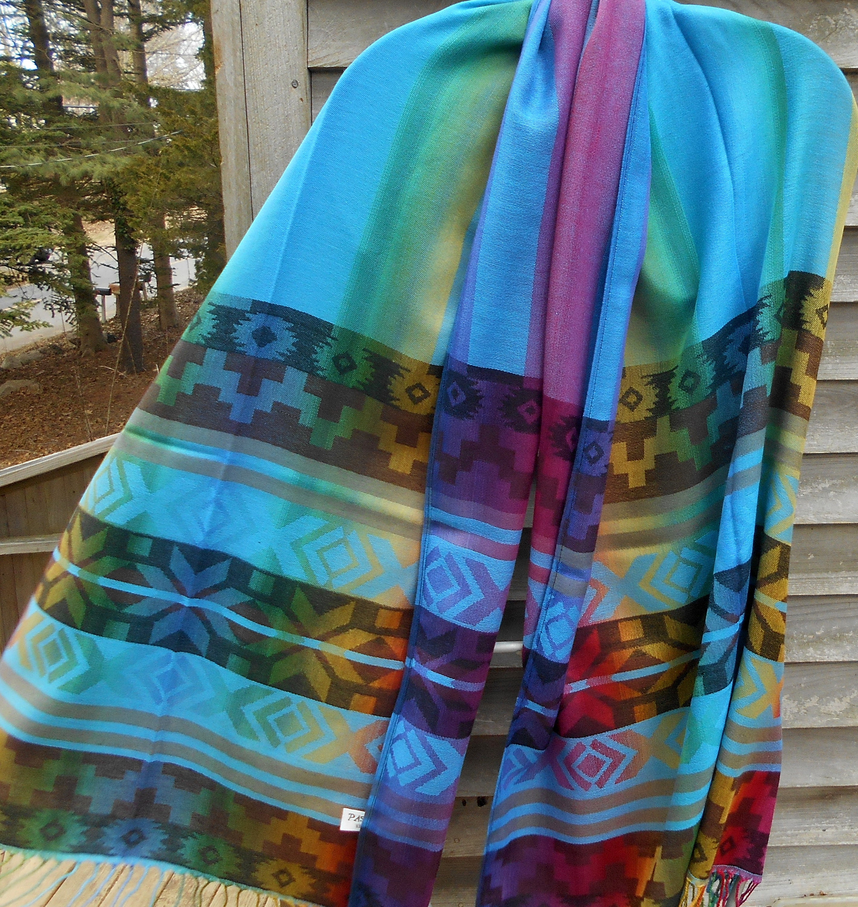 rave pashmina scarf