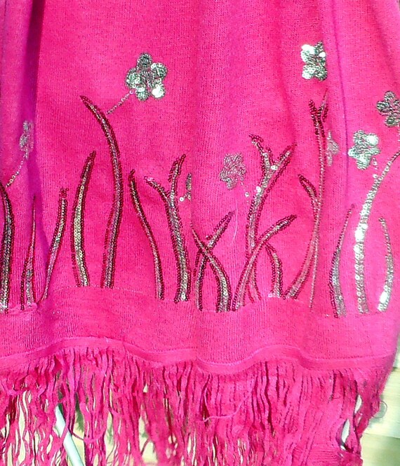 Electric Forest,Bridal Shawl with Sequins, Formal… - image 10