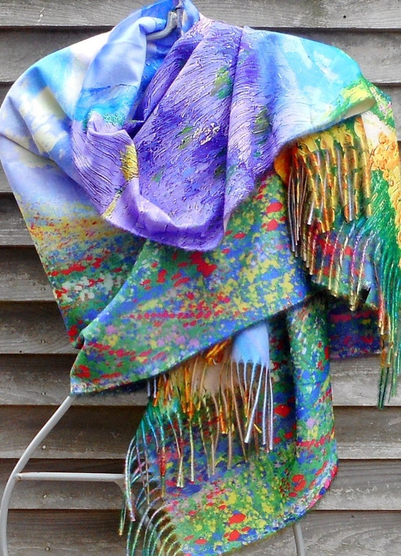 Electric Forest,,Pashmina ,Burning Man, Floral Pr… - image 2