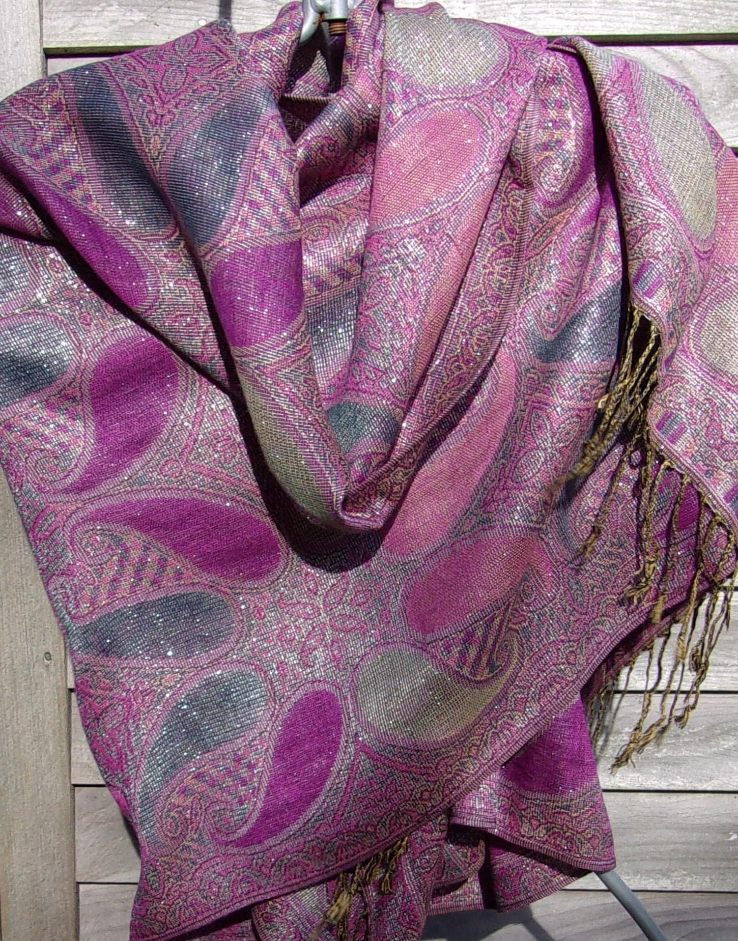 rave pashmina scarf