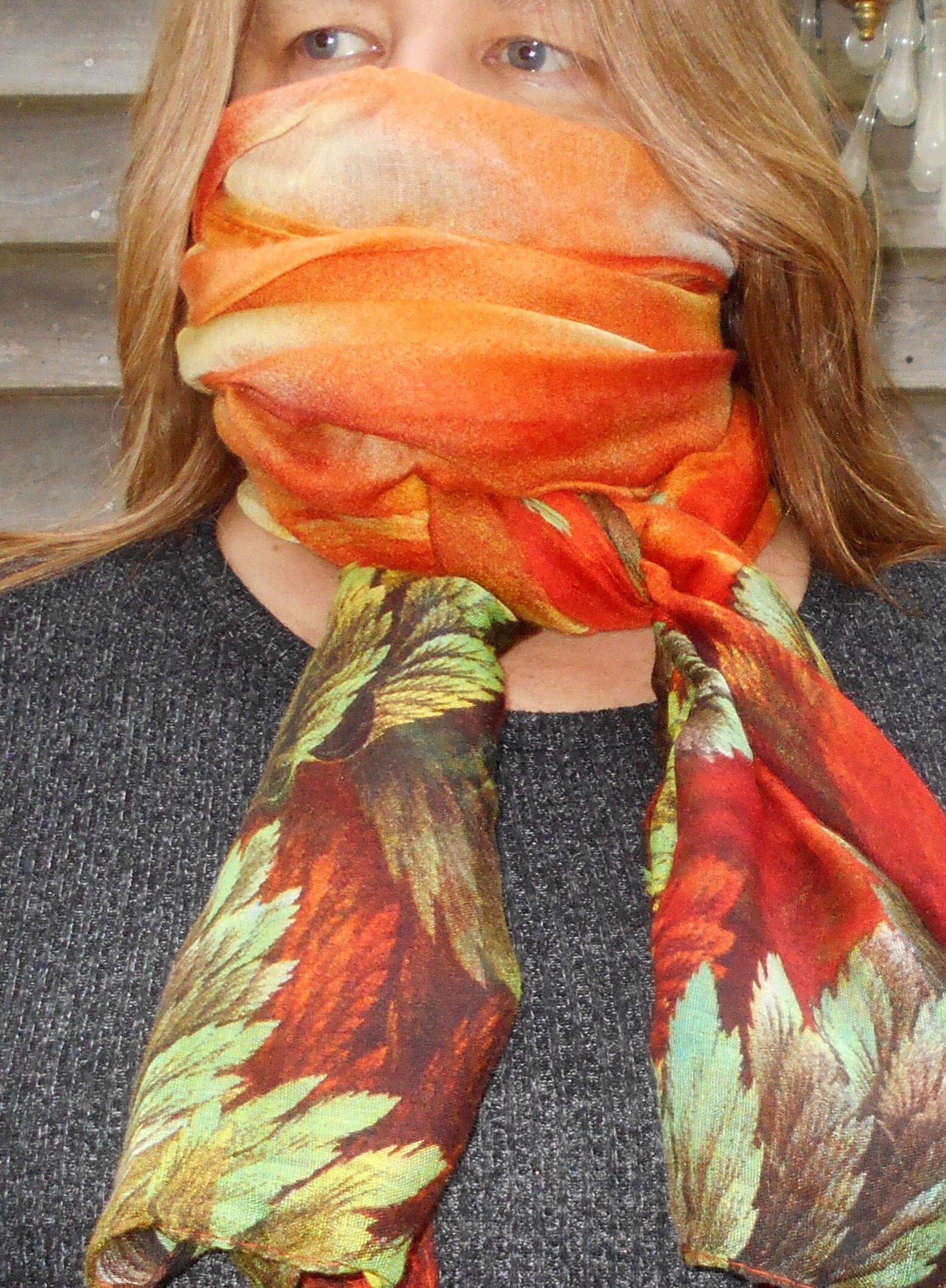 Festival Scarf, Fashion Scarf, Turquoise Scarf, Striped Rayon Scarf