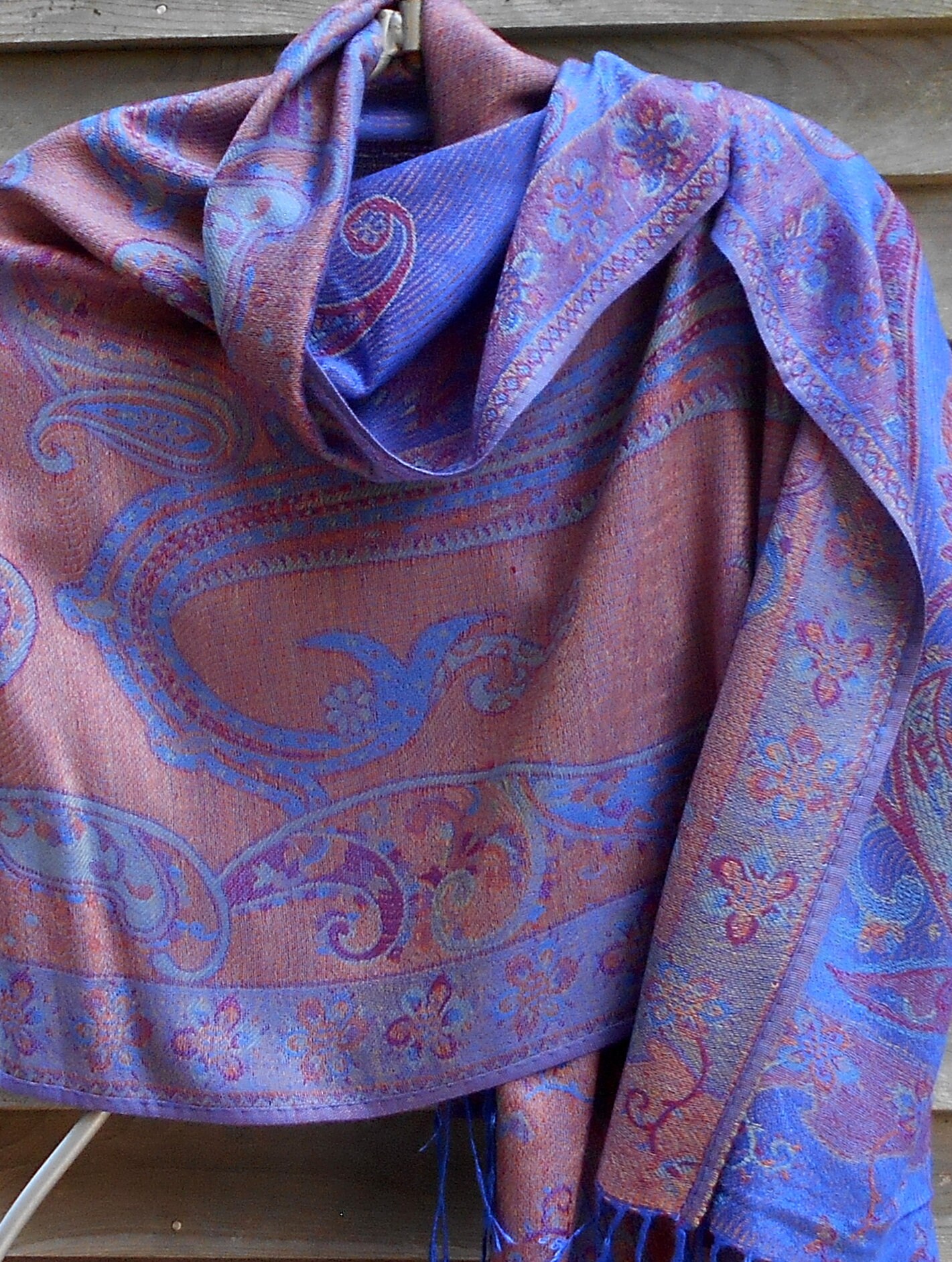 Festival Shawl, Pashmina,Rave Shawl,Purple,Turquoise and Gold Shawl,Cashmere Shawl, Concert 