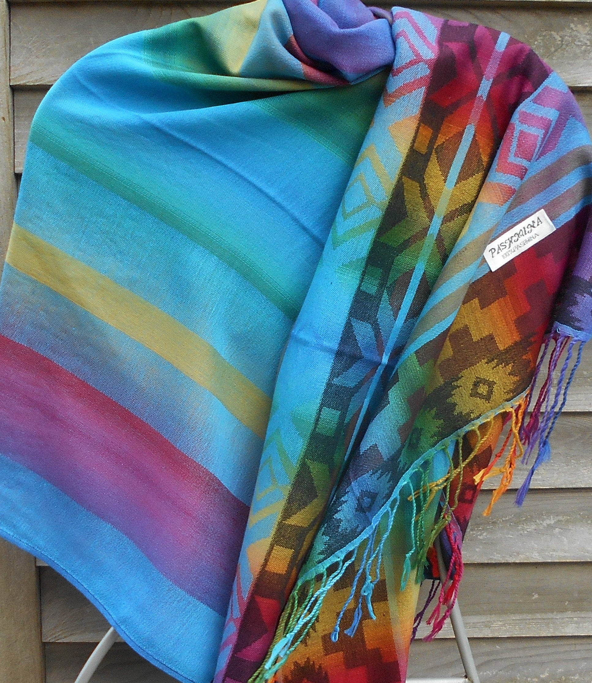 rave pashmina scarf