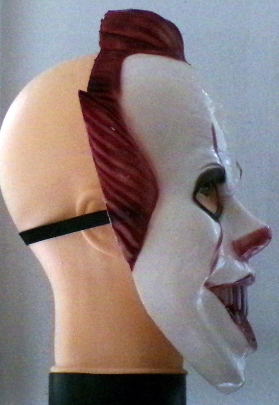 Clown Mask, Halloween Clown Mask, Vintage Clown M… - image 6