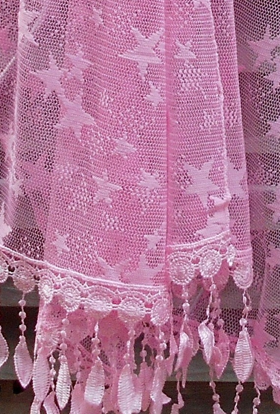 Electric Forest,Festival Shawl, Pink Scarf, Star … - image 2
