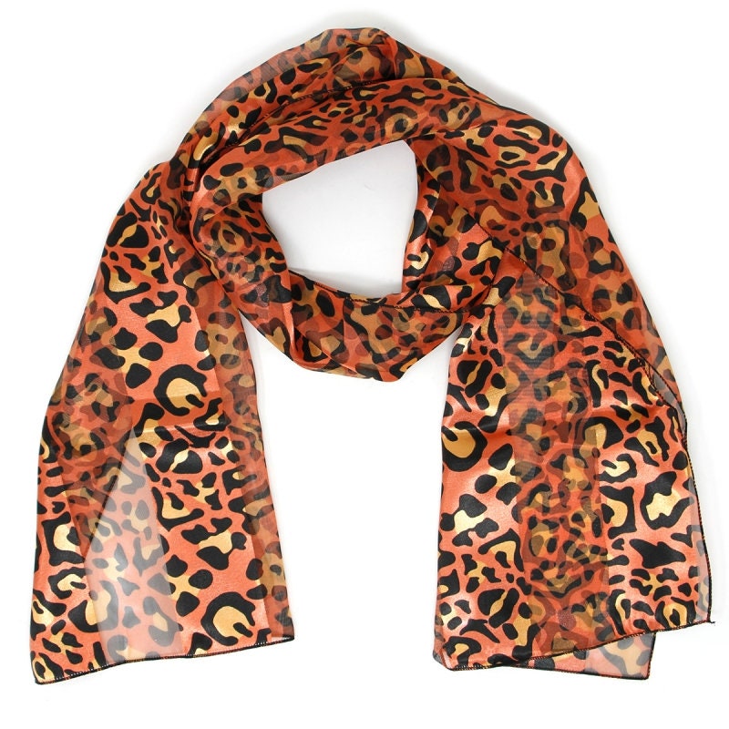 Electric Forest,Festival Scarf, Rave Scarf,Leopard Stripe Scarf,Red