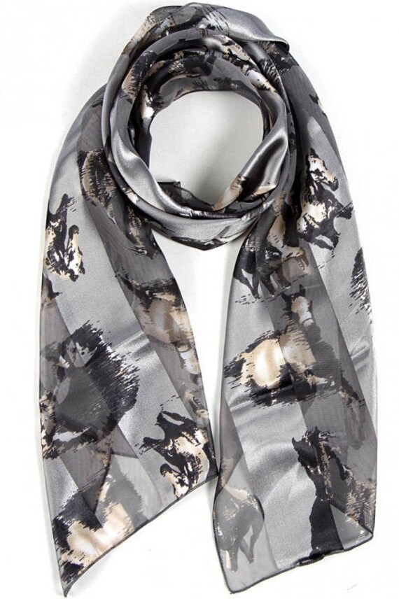Festival Scarf Rave Scarf Dark Horse Print ScarfFestival Etsy
