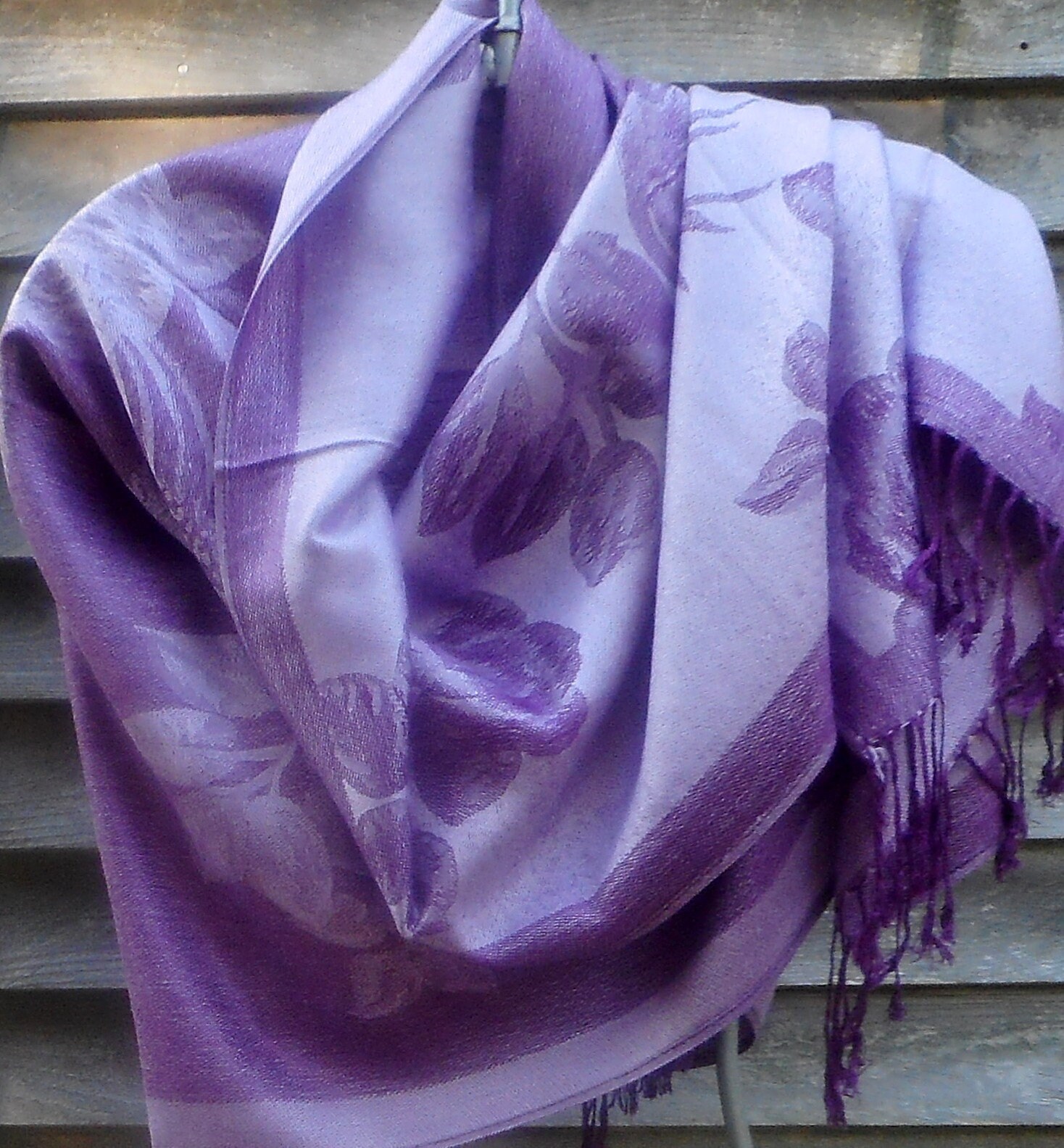 Schal PAISLEY Grün-türkis-schwarz, 190x50 Cm, Seide