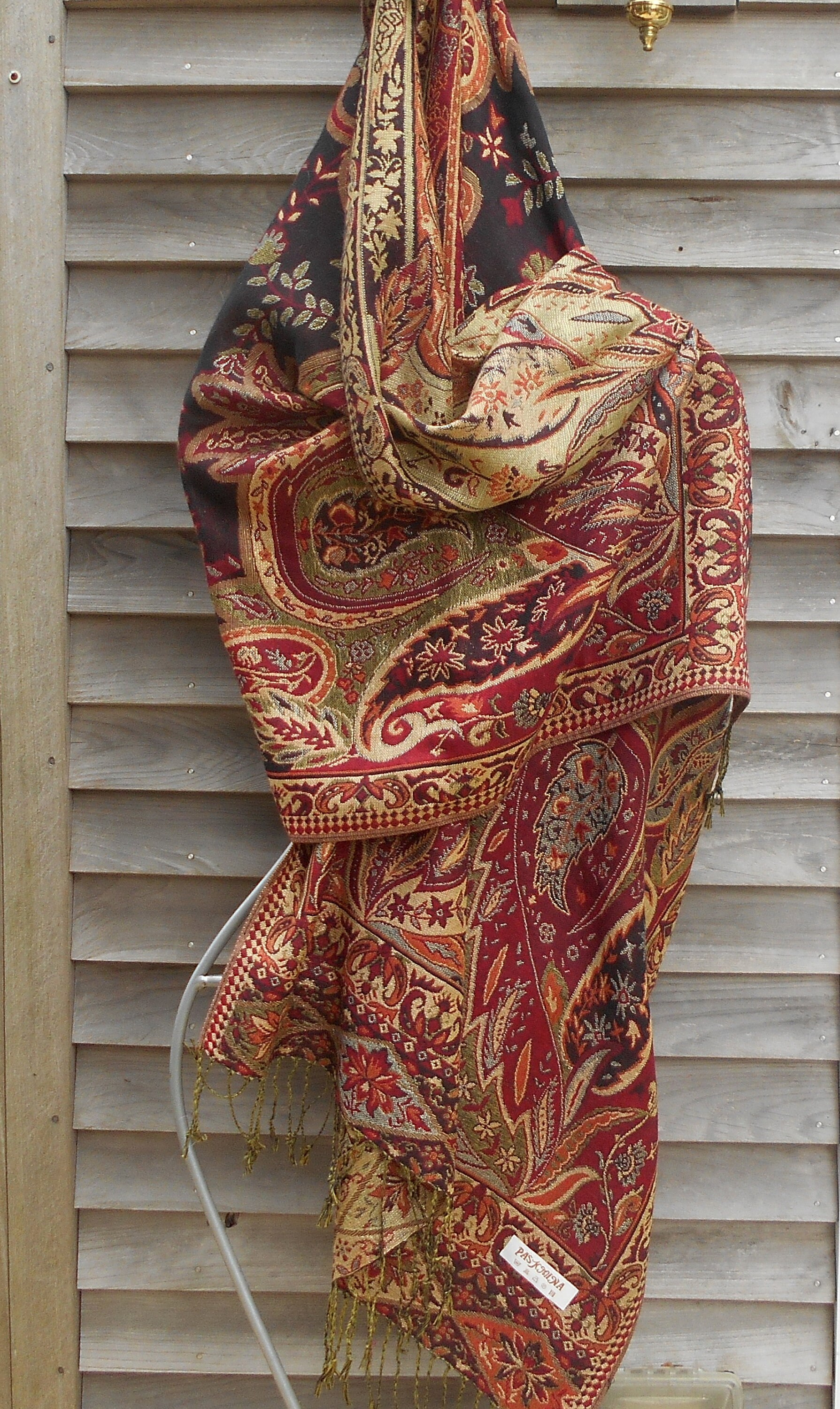black pashmina for wedding