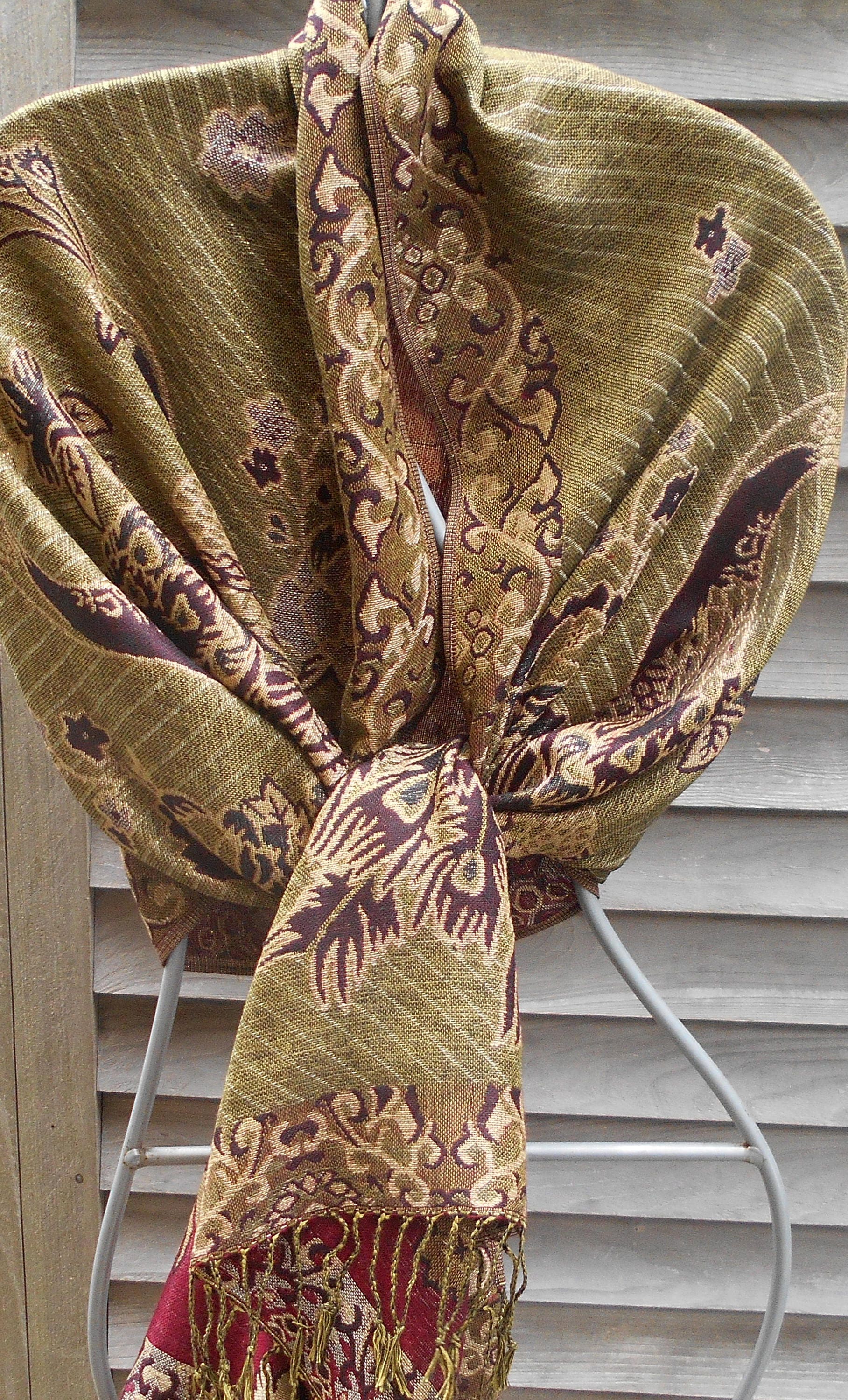 burgundy pashmina for wedding