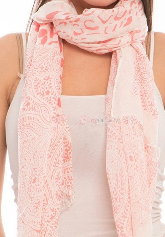 Festival Scarf Sexy Leopard Print Face Cover Coral Sh Gem
