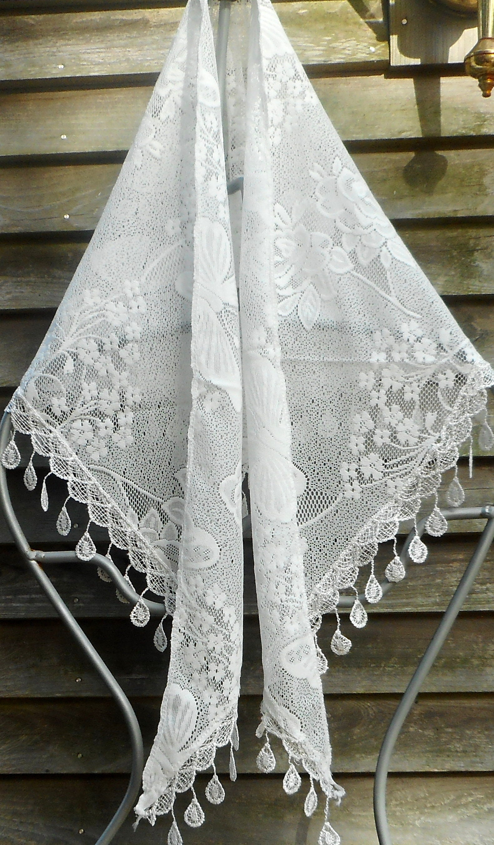 Festival Shawl,Sexy White Lace Scarf,White Bridal Shawl,Triangle Shawl