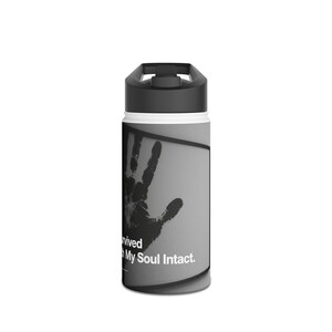 Stylish Stainless Steel Water Bottle, Insulated Travel Mug, Personalized Drink Container, Unique Gift for Adventurers, Motivational Bottle