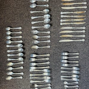 Vintage Godinger Silver Plate Flatware Set 60 Pieces