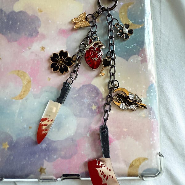 Butcher & Blackbird Inspired Kindle Charm: Dark Romance Bookish Accessory