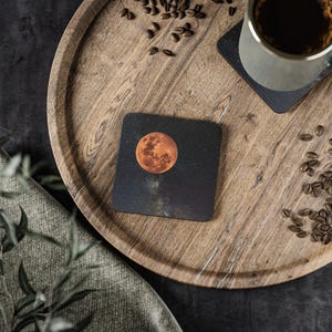 Drink Coasters, Celestial Home Decor, Night Sky Coasters, Moon lovers| the perfect Gift| Unique Accessories